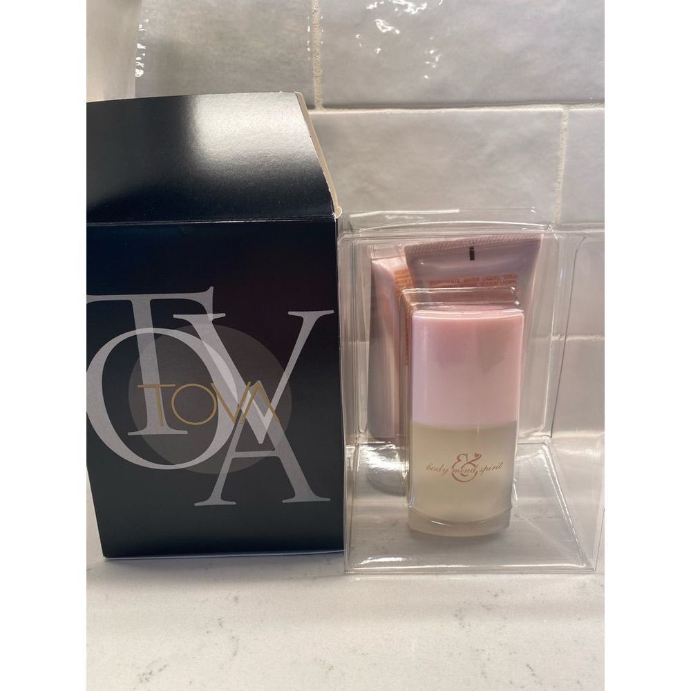 New Tova Body Mind  Spirit Gift Set Perfume Body Lotion Shower Gel Bundle